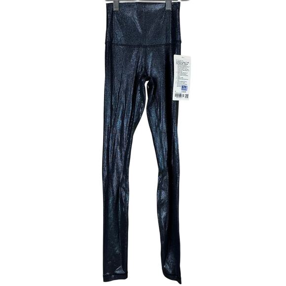 Lululemon Align High Rise Ribbed Pant 28 Inch Shine Women's Size 0 New With Tag - Picture 4 of 13